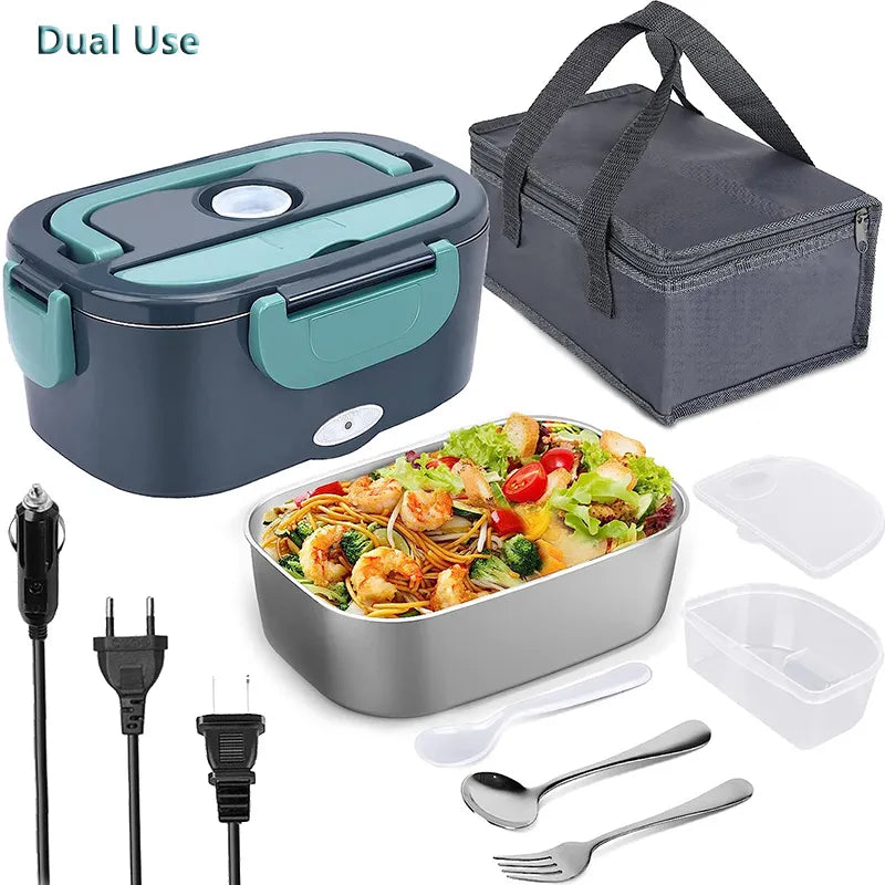 Lunch Box Heated Food Containers 110 220v Electric